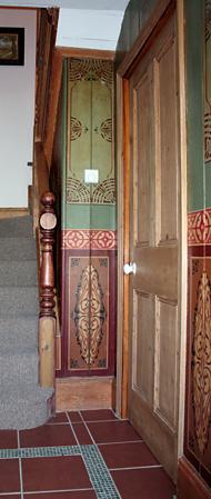 Original pannels in hall